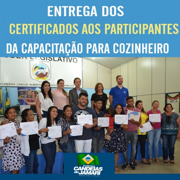 Prefeitura, Senac e Sebrae entregam certificados de conclusão de cursos em Candeias