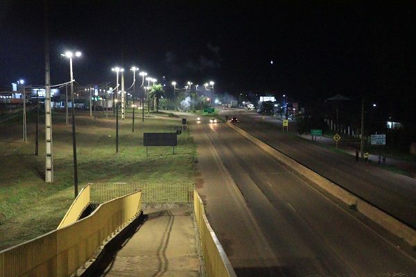 Prefeitura inaugura iluminação de led na entrada da cidade