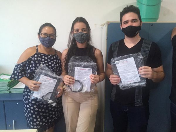 Secretaria de Saúde faz entrega de máscaras de proteção facial a servidores