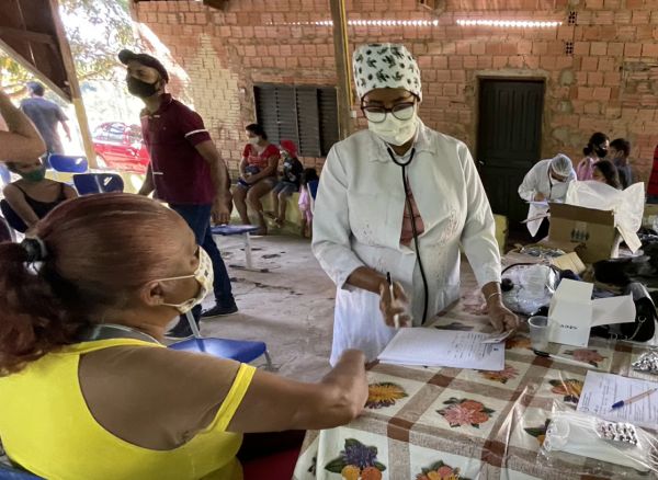 SAÚDE NA COMUNIDADE: Prefeitura realiza ação de saúde na Linha do Caju