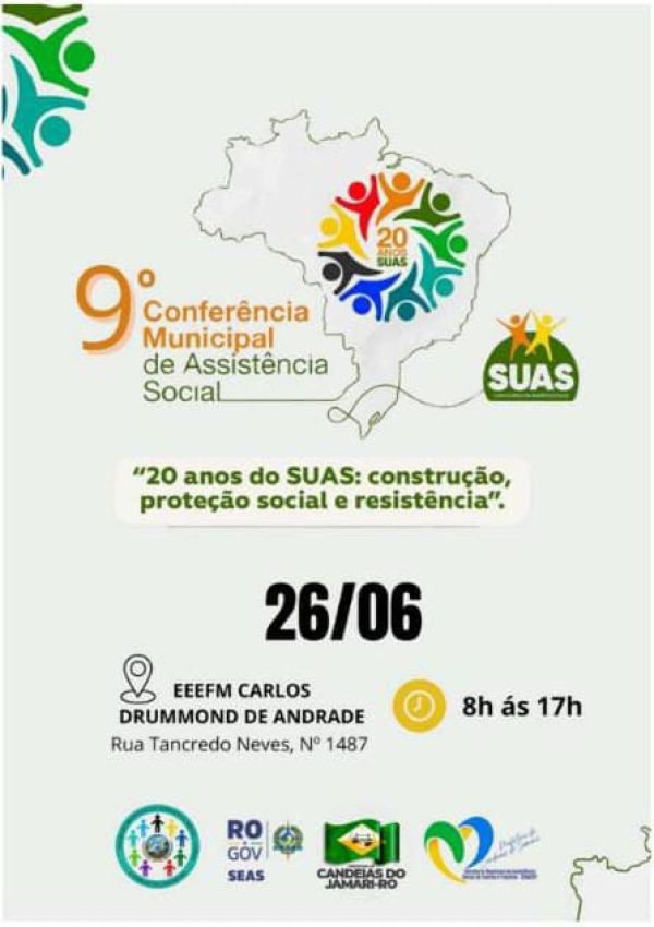 Prefeitura convida população para a Conferência Municipal de Assistência Social