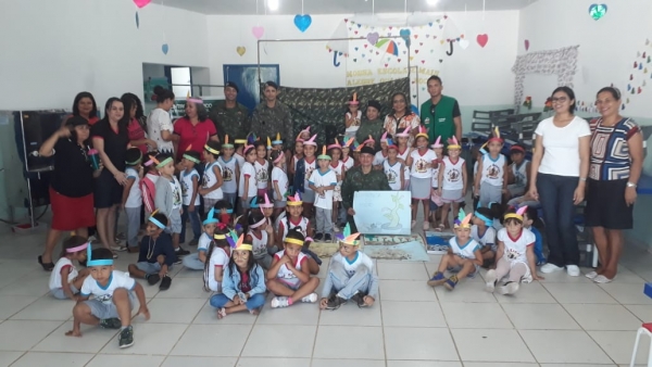Dia da Terra comemorado na Pré-Escola Vovó Ginoca