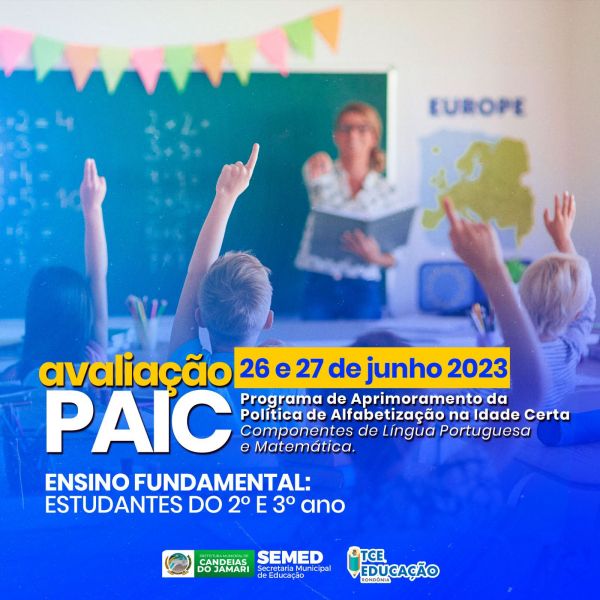 Semed realiza avaliação do PAIC com alunos da rede de ensino de Candeias do Jamari