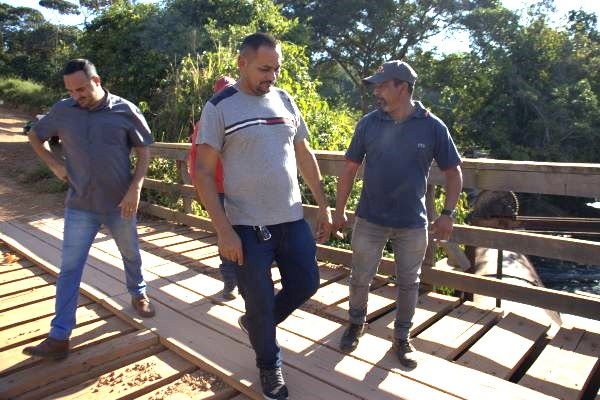 Prefeitura já começa nesta quinta-feira, a reforma da ponte sobre o Rio Preto
