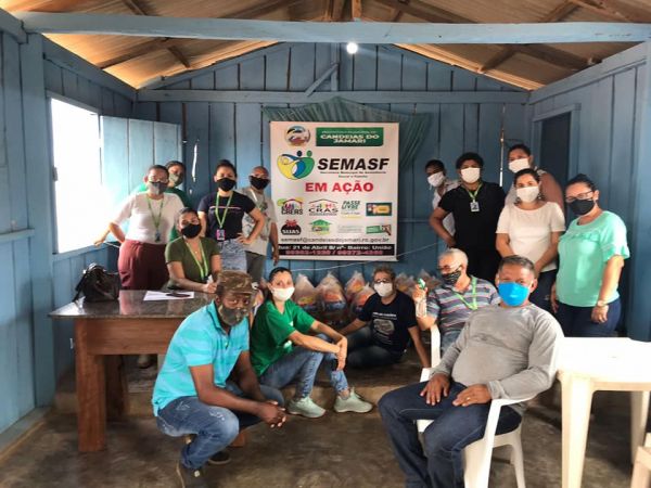 SEMASF: Projeto Família em Casa e Alimento na Mesa é realizado no Rancho Alegre