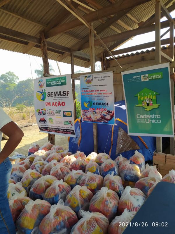 SEMASF: Projeto Família em Casa e Alimento na Mesa é realizado na Linha 02 Igarapé Taboca