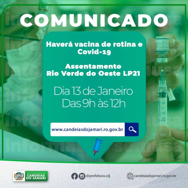 Semusa leva ação de vacinação de rotina e Covid para os moradores do Assentamento Rio Verde