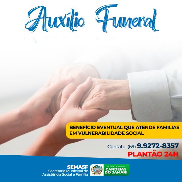 Prefeitura de Candeias orienta população sobre benefício do Auxílio Funeral